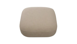 Modern Enzo ottoman in soft beige tone